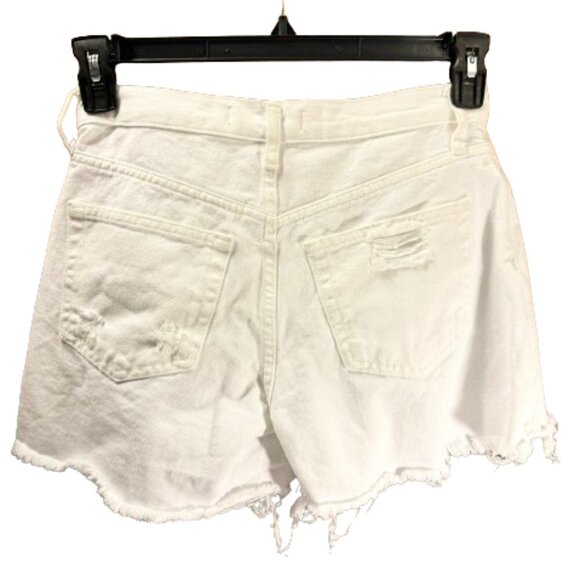 NWT Free People /We The Free Optic White Denim Shorts sz 25 - Picture 2 of 4